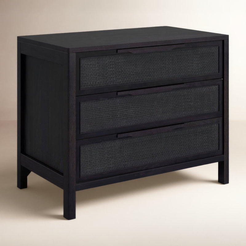 Sydney Large Nightstand, Black