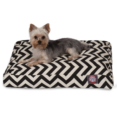 Geometric Orthopedic Polyester Pet Bed