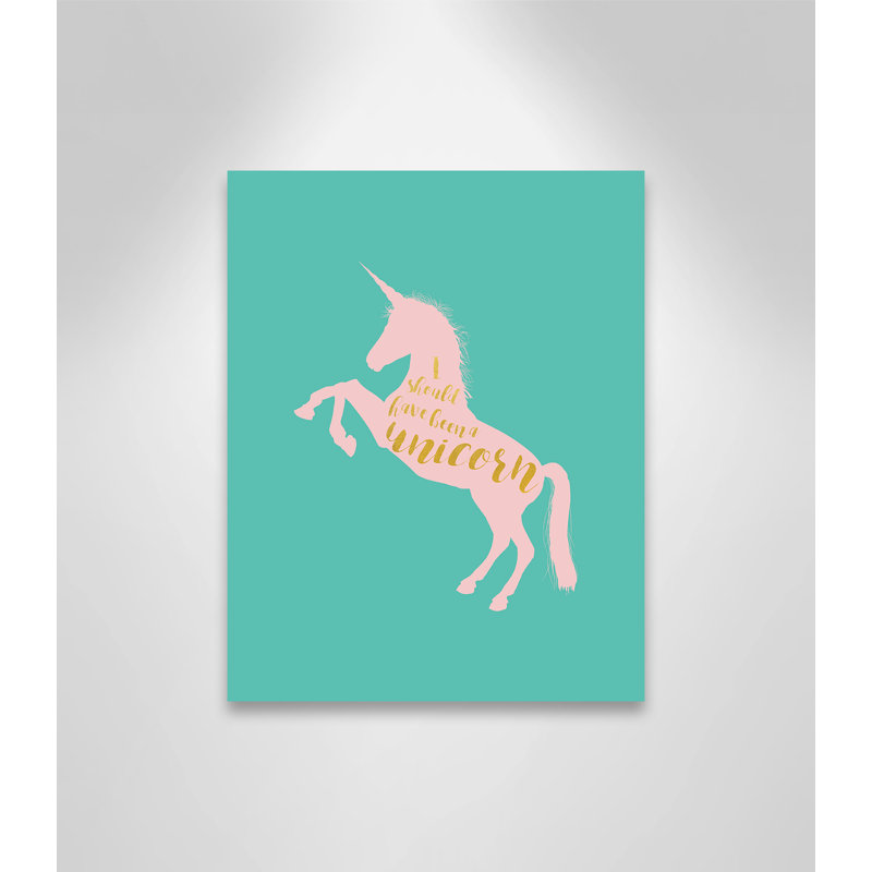 Art inspirant sur toile pour enfants, H 14 po x l 11 po x P 1,5 po, Sarcelle