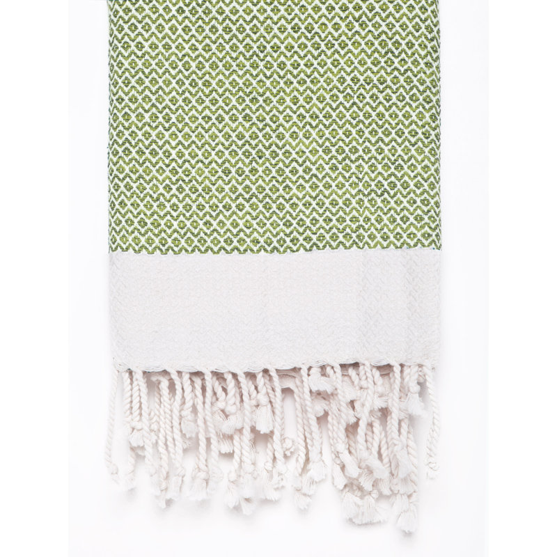 Solley Cotton Bath Sheet, Lime Green