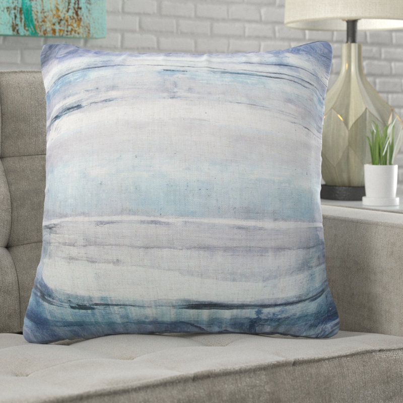 Mcneel Feather Linen Throw Pillow
