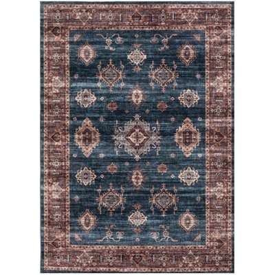Tapis rectangulaire Gammons avec envers antidérapant