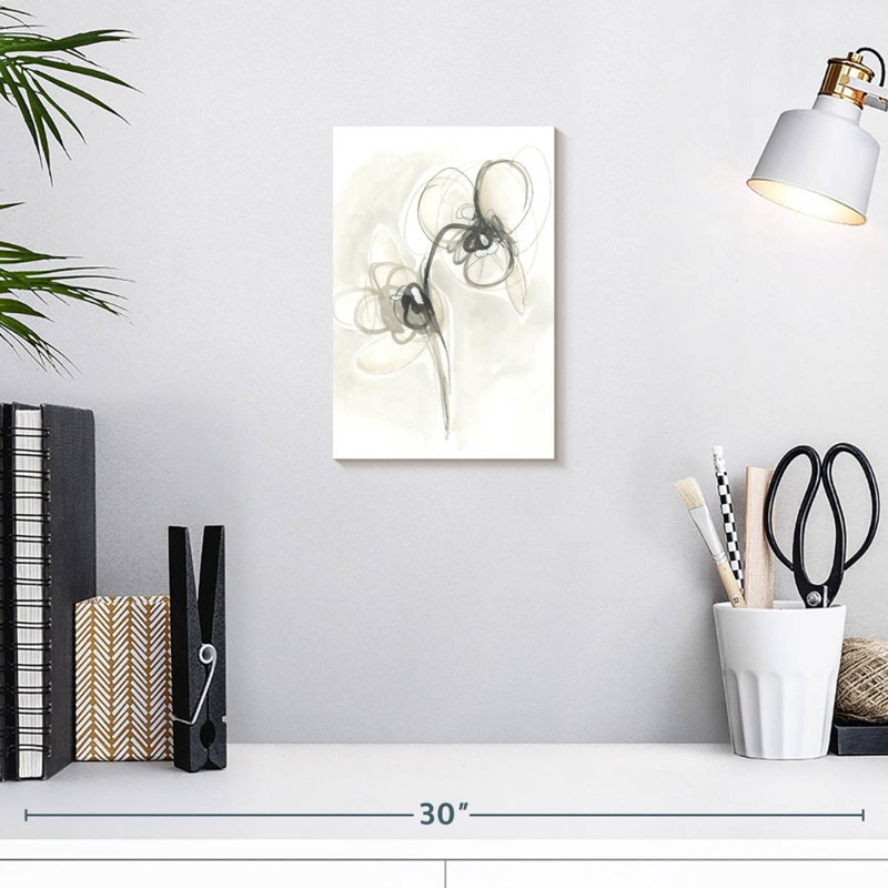 Avery - geste floral neutre I, H 12 po x l 8 po