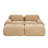 Luxury Corduroy Fabric Modular Sofa For Free Combo Separation, Anti-Slip Design High-Resilience Sponge Fits Living Rooms Bedrooms Audiovisual Room-996291899