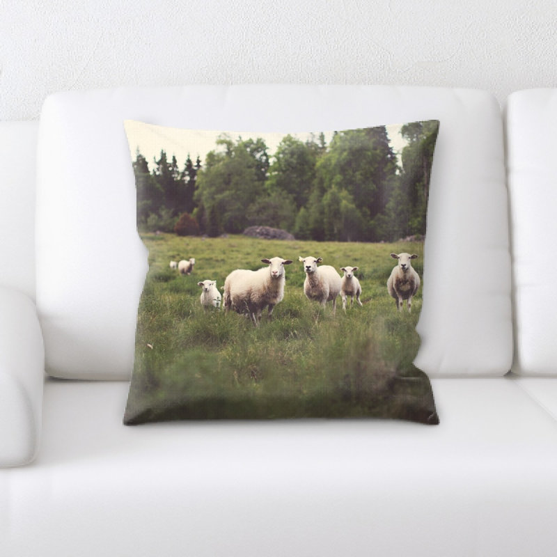 Microsuede Throw Pillow