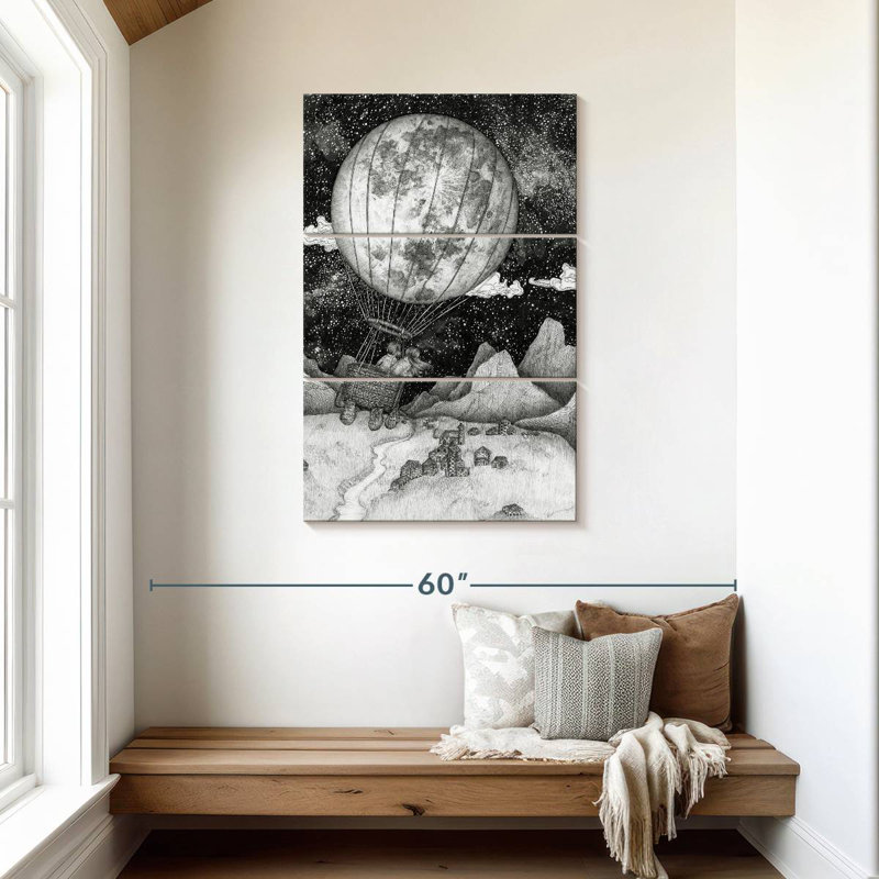 Mehar Moon Balloon, 45" H x 28" W