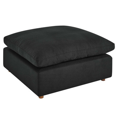Modway Down-Filled Overstuffed Upholstered Sectional Sofa Ottoman