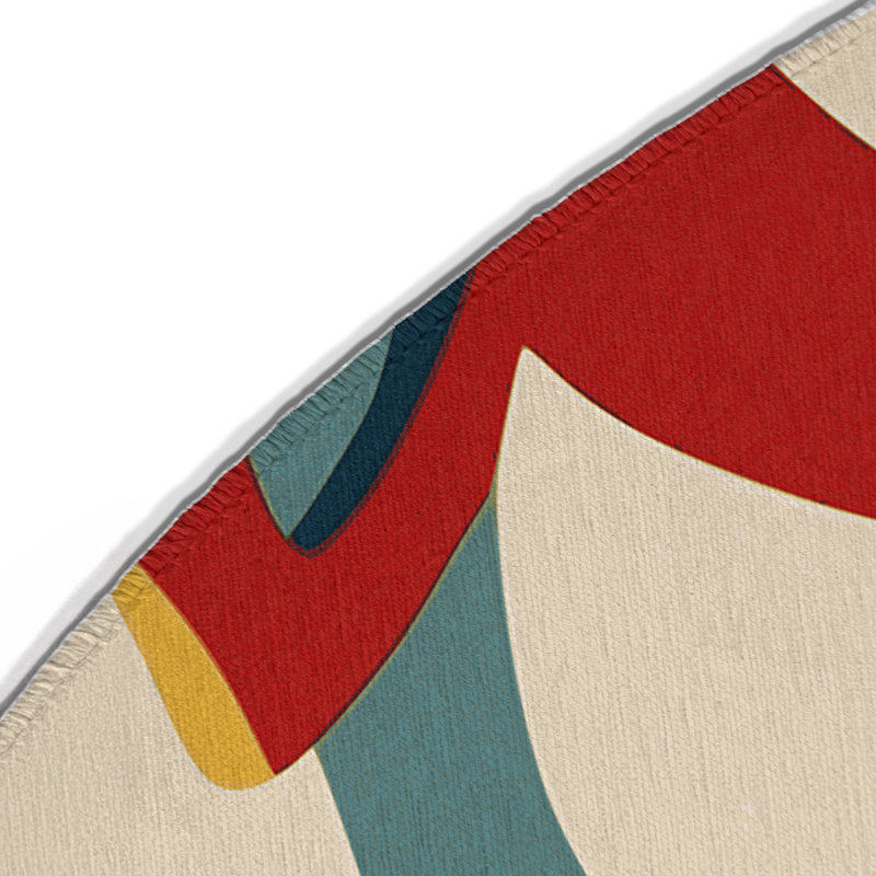 Tapis intérieur et extérieur Vibrant Pulse, Round 5'