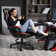 BOSSIN Gaming Chairs with Footrest, Ergonomic Computer Game Chairs with Lumbar Support