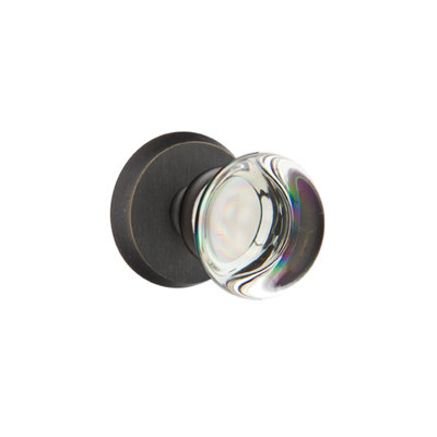 Double Dummy Providence Crystal Knob with # 2 Rose