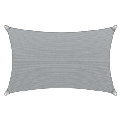 Voile d'ombrage rectangulaire renforcé
