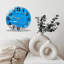 Horloge murale 12 po ronde en verre trempé avec mouvement à quartz silencieux-2037066701