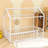 Metal House Shaped Bed With Fence-68487680-68487687