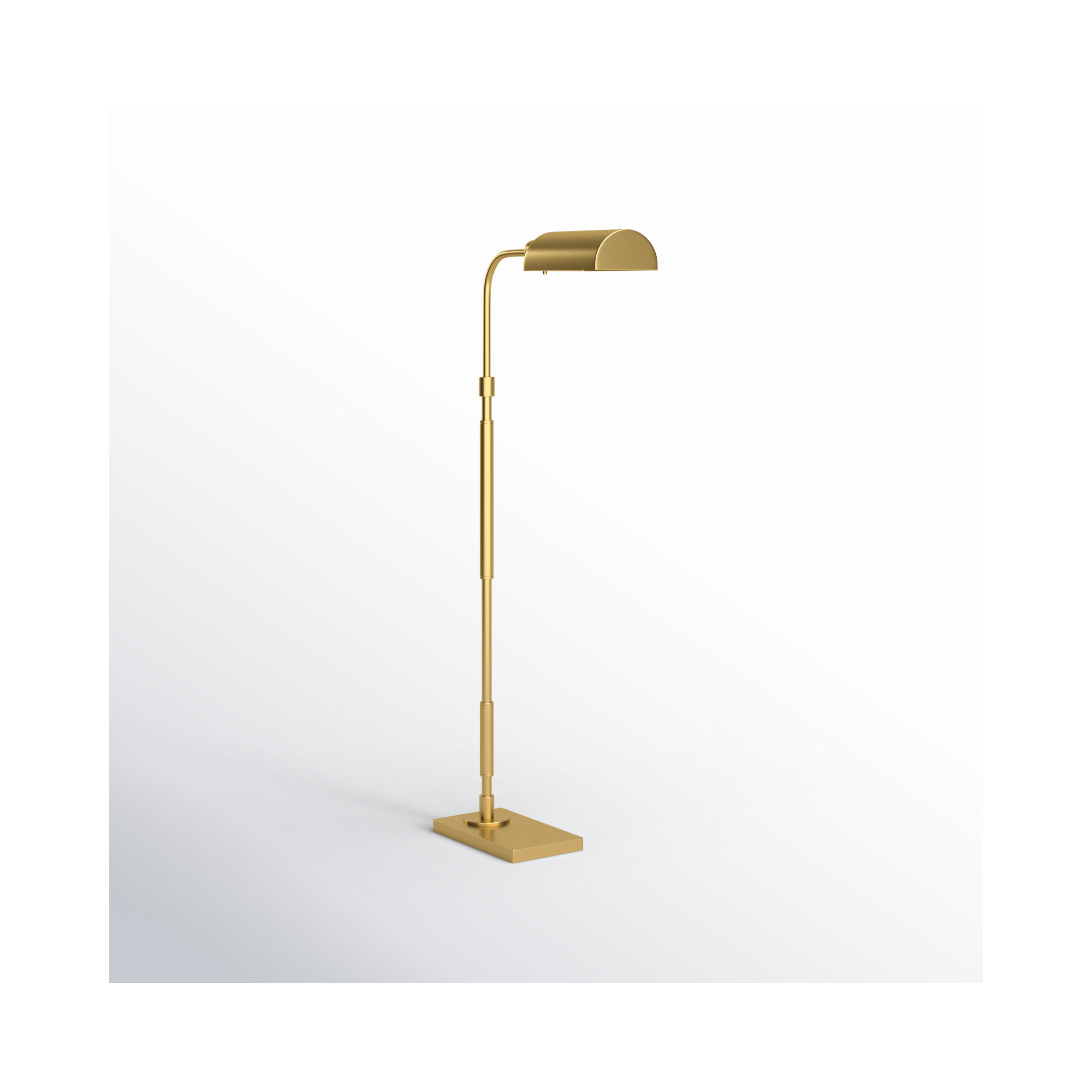 47.38'' Floor Lamp, Burnished Brass