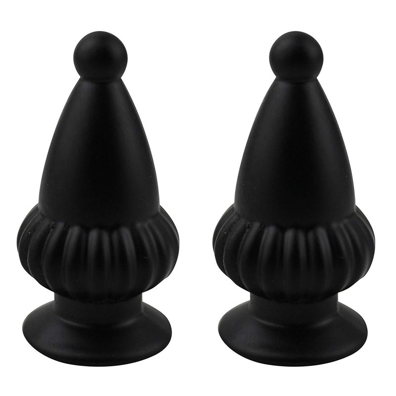 Fleuron de gland Adelard, Noir mat