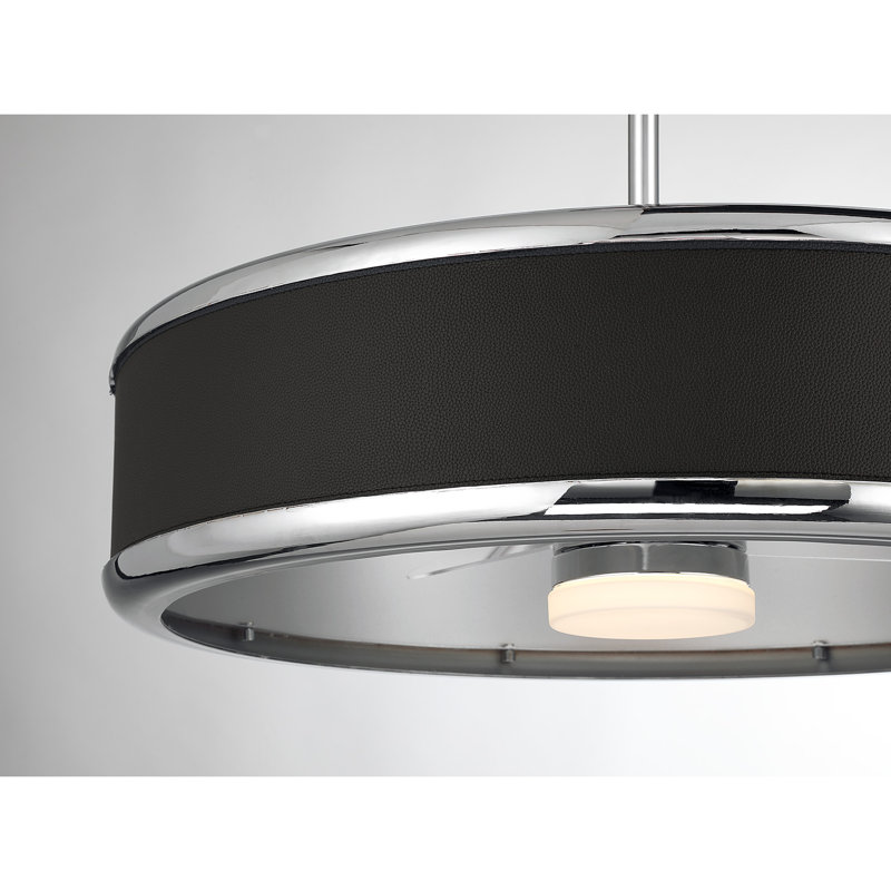 Ventilateur DEL Archer en nickel poli Archer, Polished Nickel