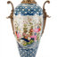 Grand vase en porcelaine de jardin avec bronze Ormolu