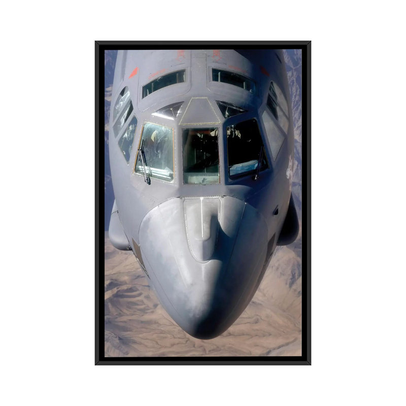 " A B-52 Stratofortress Bomber Refuels During A Close Air Support Mission " by Stocktrek Images, 26" H x 18" W x 1.5" D