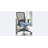 Mia Mesh Back Ergonomic Office Chair with Adjustable Arms & Lumbar, Seat Slide, and Tilt Control, Ocean Blue Fabric Seat-1059458479-1059459291