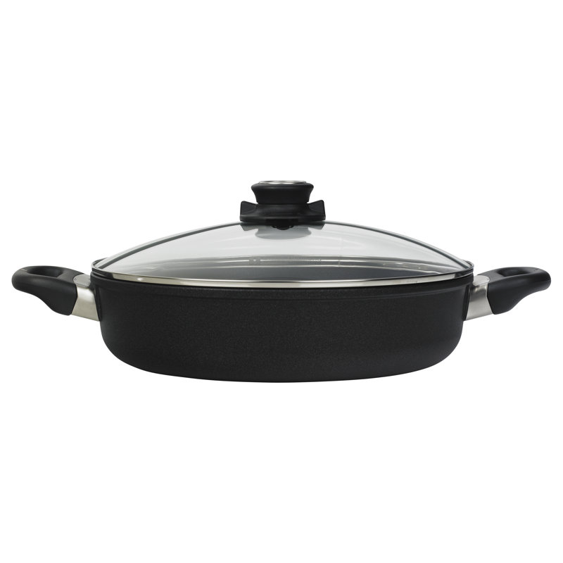 Swiss Diamond Induction Saute Pan with Lid, 3.7 Qt.
