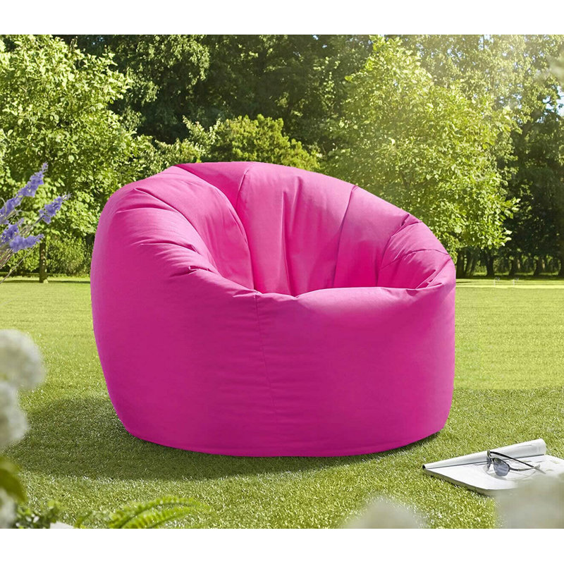 Attenborough Outdoor Friendly Bean Bag, 80cm H x 70cm W x 70cm D, Pink