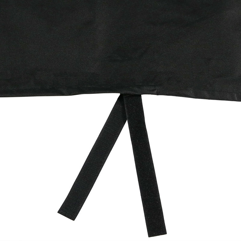 Black Polyester Firewood Log Rack Cover with PVC Backing