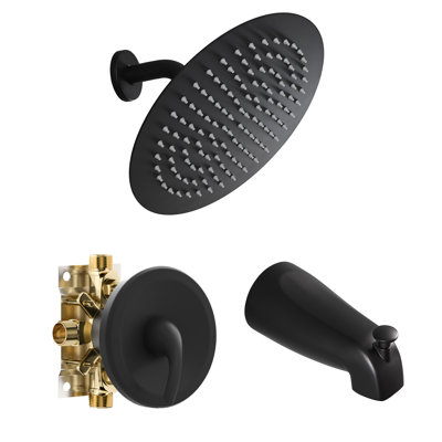 Système de douche complet avec valve brute