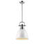 Luminaire suspendu unique / remarquable à 1 lumière Ruthie sans accents de matériau secondaire ou d'accent-1111347419-1111347234