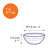 Gigogne Tempered Glass 9 Piece Nested Mixing Bowl Set