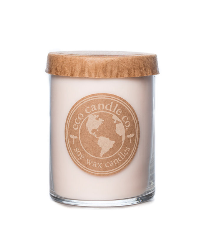 Jolie bougie parfumée en pot, Verre à gin