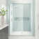 Elyse XL 32 in. W x 80 in. H Fixed Frameless Shower Door with Clear Star Cast Glass