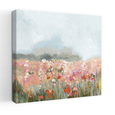 «Fields of Gentle Blooms», art contemporain contemporain, paysage naturel