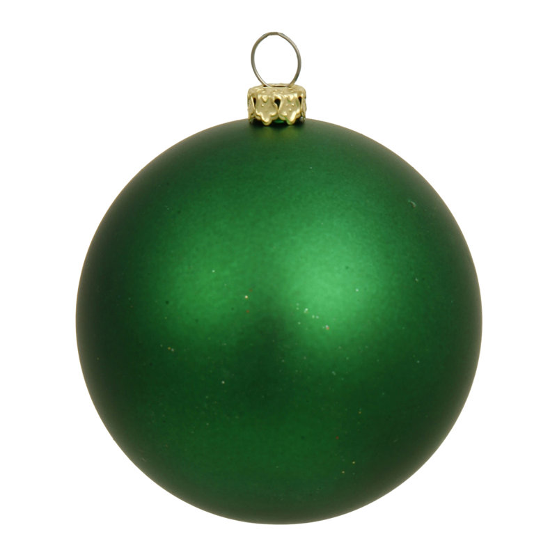 Ornement boule des Fêtes, Vert, H 15,75 po x l 15,75 po x P 15,75 po