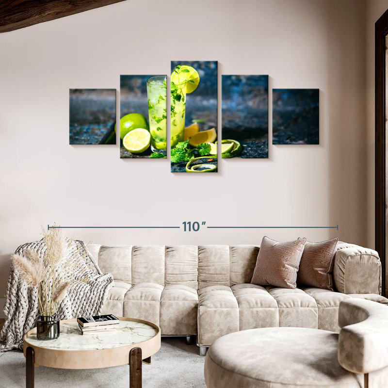 Fresh Mojito Cocktail, 42" H x 92" W