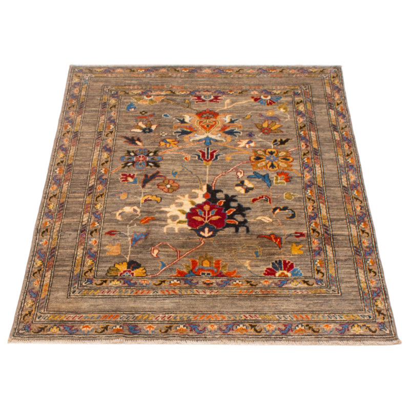 Tapis gris Ghazni 4 pi 1 po x 5 pi 9 po