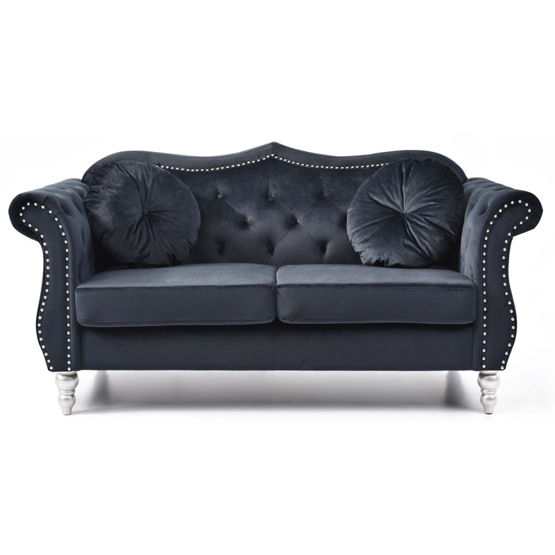 Causeuse Elegant, Noir