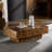 43" Rectangle MDF Coffee Table With Burl Wood Veneer-1194020372