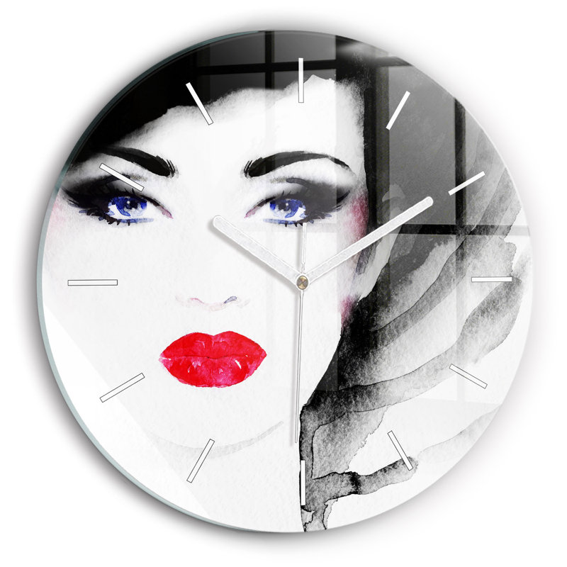 Glass Wall Clock