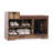 Polyester Blend Upholstered Storage Bench
