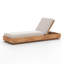 Kinta Outdoor Teak Chaise Lounge-1590059143