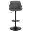 Paynter Swivel Upholstered Adjustable Height Counter Stool with Metal Frame-420153900