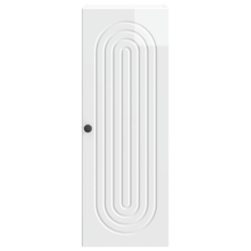 Rectangle Accent Chest, High Gloss White