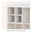 Quad Shelf Cube Organizer Insert, White Texture