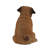Sitting Dog Pug Statue