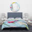 Ensemble de housse de couette en fleur de belle fleur designart fraîche-35228255