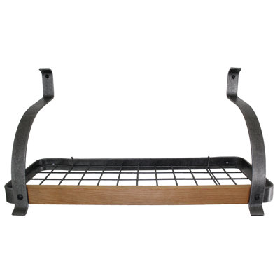Handcrafted Decor Bookshelf Wall Mount Pot Rack