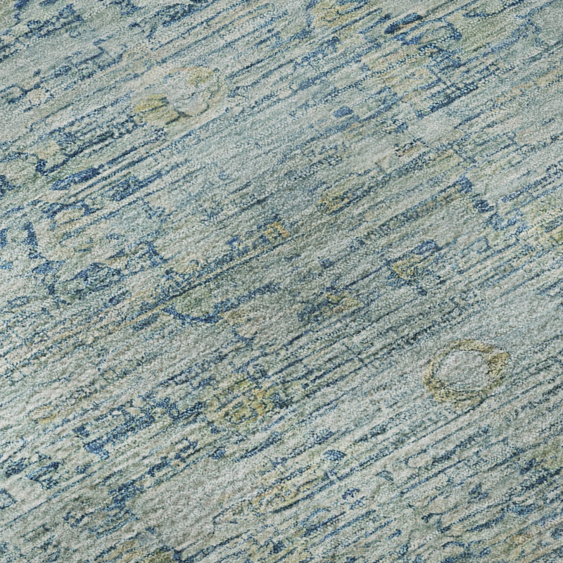 Tapis moderne lavable à la machine de qualité supérieure Verlin AMF1774, Rectangle 1 pi 8 po x 2 pi 6 po