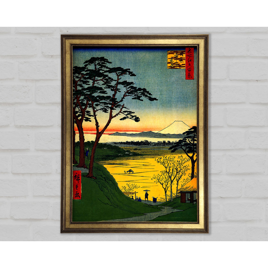 BGUC6006 von Hiroshige - Einzelner Bilderrahmen Kunstdrucke