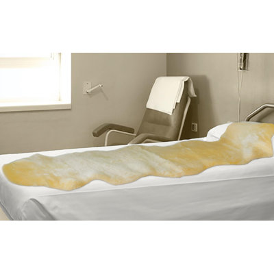 Antoneyo Medical Sheepskin Light Yellow Area Rug