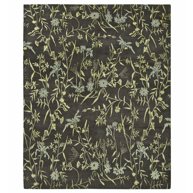 Hand Knotted Floral Indoor Rug